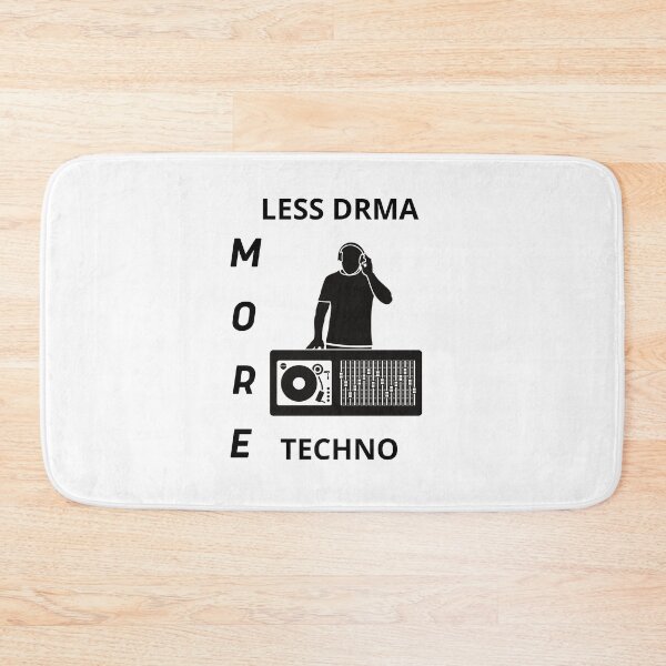 Item preview,   Less drama more techno designed and sold by 77ART.