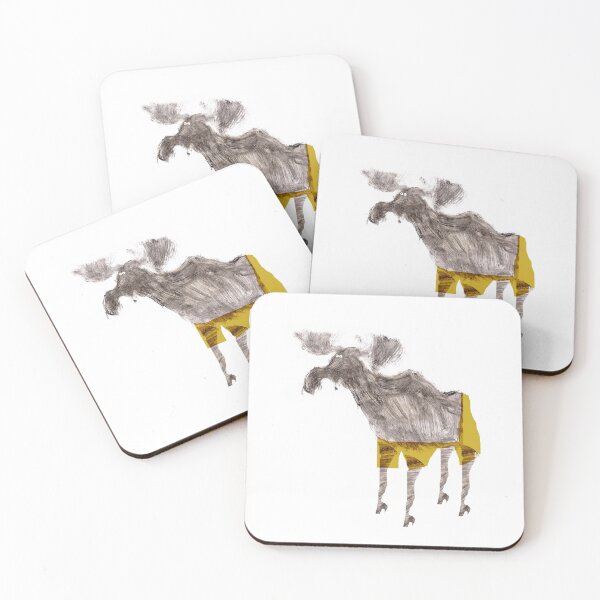 Item preview, Moose on high-heels. designed and sold by Jenea Kaitaz Art.