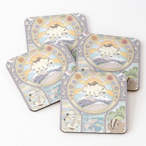 Item preview, Team Avatar and Original Benders, Art Nouveau! designed and sold by wuhuo.