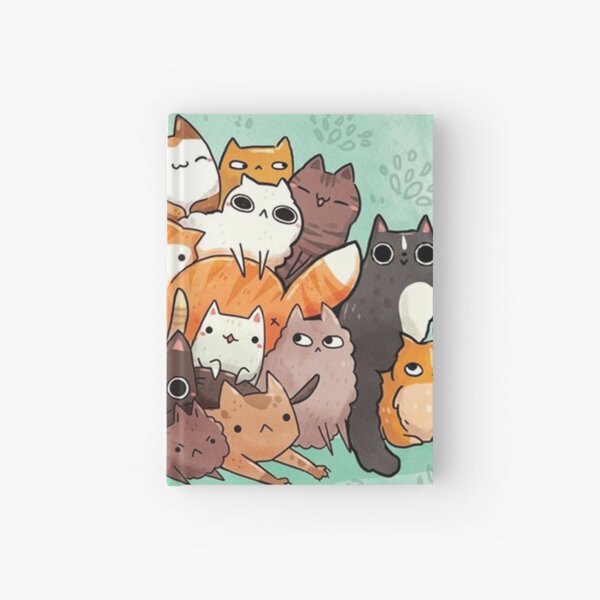 Pile o cat Hardcover Journal