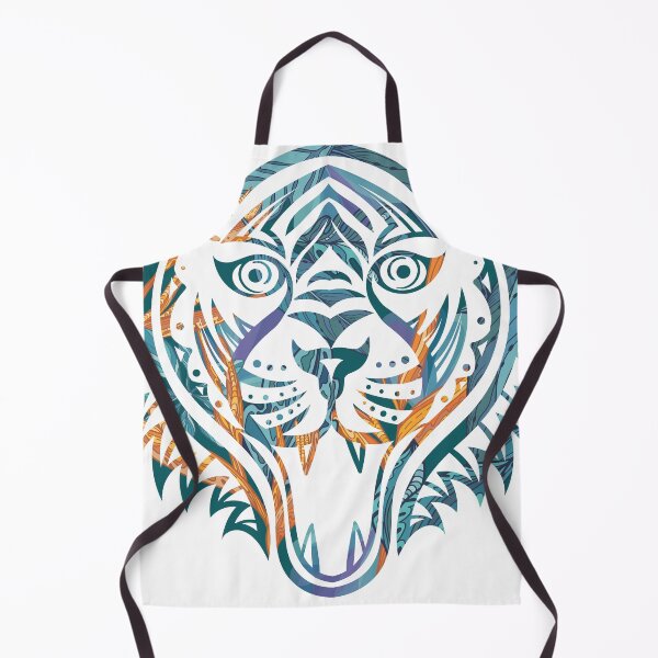 Item preview, Tattoo style angry tiger designed and sold by kisikoida.