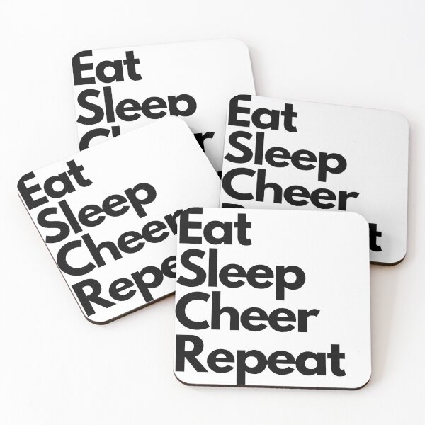 Item preview, Eat, Sleep, Cheer, Repeat designed and sold by artesiaKT.