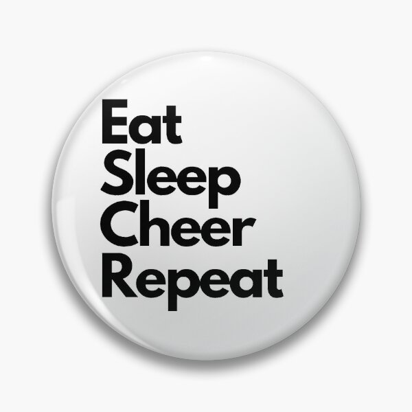 Item preview, Eat, Sleep, Cheer, Repeat designed and sold by artesiaKT.