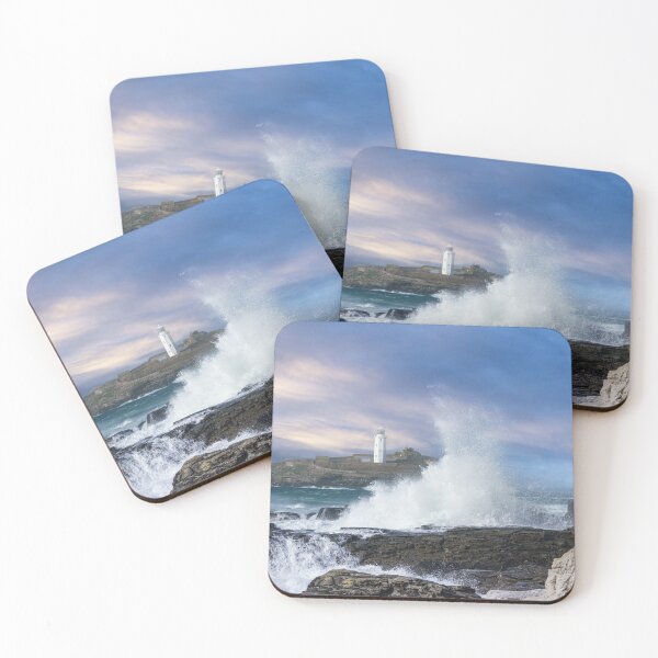 Item preview, Godrevy lighthouse from Hyale beach designed and sold by kathleenjean.