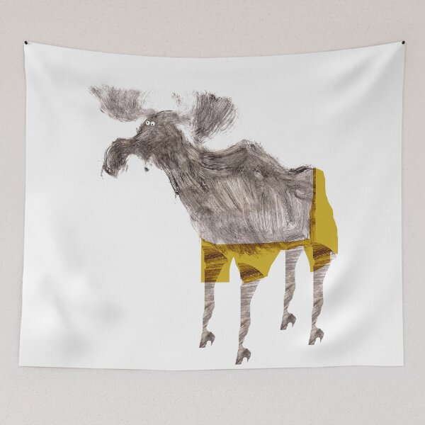 Item preview, Moose on high-heels. designed and sold by Jenea Kaitaz Art.
