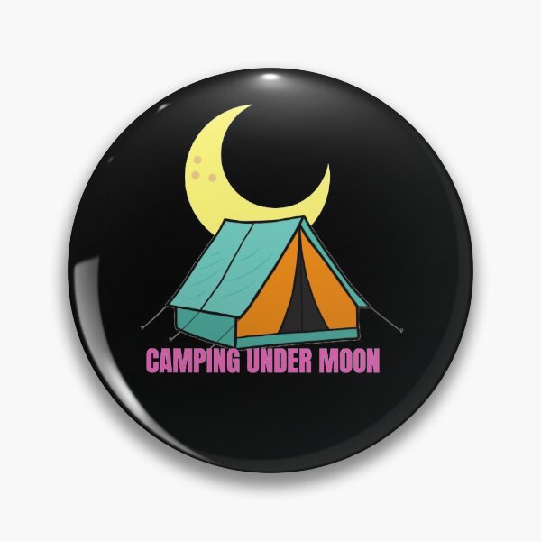 Item preview, Camping Under Moon Basic T-Shirt, Nature Lover Gifts, Camping Lover's Gift, Camper's Gift, Spiritual T-Shirt, Outdoor Gift, Celestial Shirt, Moon T Shirt designed and sold by CyntoyaTatum.