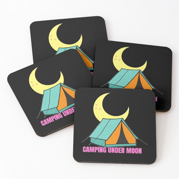 Item preview, Camping Under Moon Basic T-Shirt, Nature Lover Gifts, Camping Lover's Gift, Camper's Gift, Spiritual T-Shirt, Outdoor Gift, Celestial Shirt, Moon T Shirt designed and sold by CyntoyaTatum.