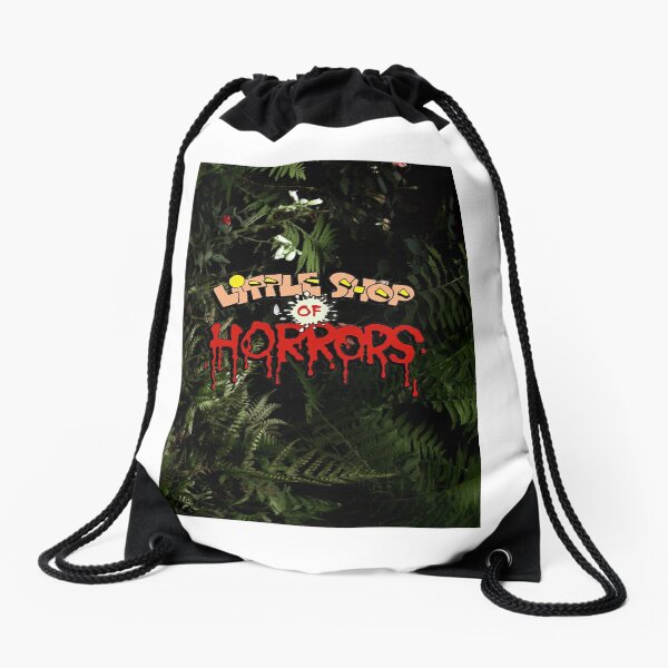 Green plant -The Little horrors anime Drawstring Bag