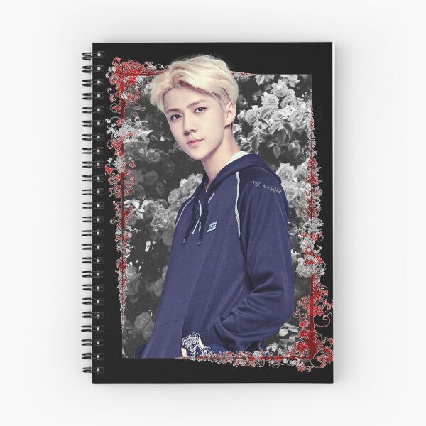Item preview, Oh Sehun EXO Sehun Korean Kpop Floral Design designed and sold by Piosenka Art.
