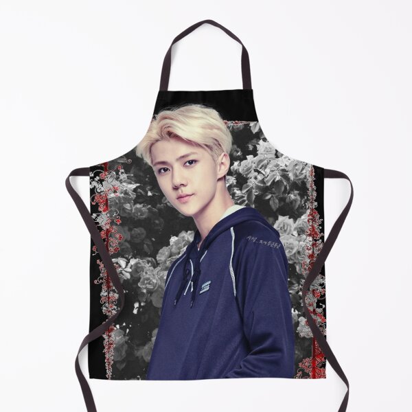 Item preview, Oh Sehun EXO Sehun Korean Kpop Floral Design designed and sold by Piosenka Art.