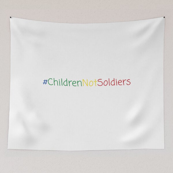 Item preview, #ChildrenNotSoldiers Children Not Soldiers designed and sold by Bo-Bros-Tees.