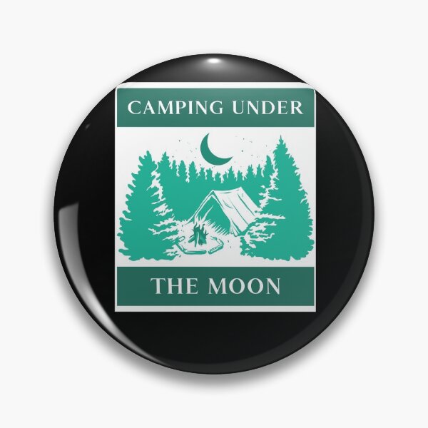 Item preview, Camping Under Moon Basic T-Shirt, Nature Lover Gifts, Camping Lover's Gift, Camper's Gift, Spiritual T-Shirt, Funny Camping Lover Shirt Hiking Gift designed and sold by CyntoyaTatum.