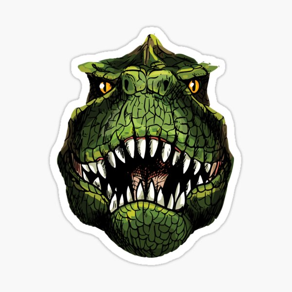 Music Vintage Retro T Rex Head Sticker For Sale By Mariondanielmil Redbubble 