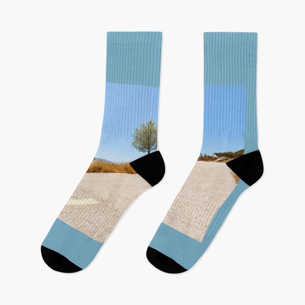 Item preview, Road through Coll de rates uphill into mountains designed and sold by Brian Scantlebury.