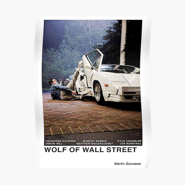 Wolf of Wall Street Poster poster! Poster