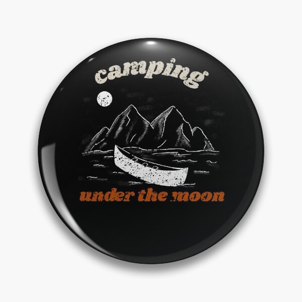 Item preview, Camping Under Moon Basic T-Shirt, Nature Lover Gifts, Camping Lover's Gift, Camper's Gift, Spiritual T-Shirt, Outdoor Gift designed and sold by CyntoyaTatum.