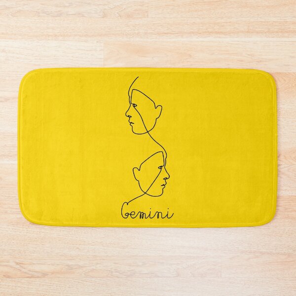 Item preview, Abstract Face Profile Line Art - Gemini Zodiac Sign designed and sold by Happy Puppy Print On Demand.