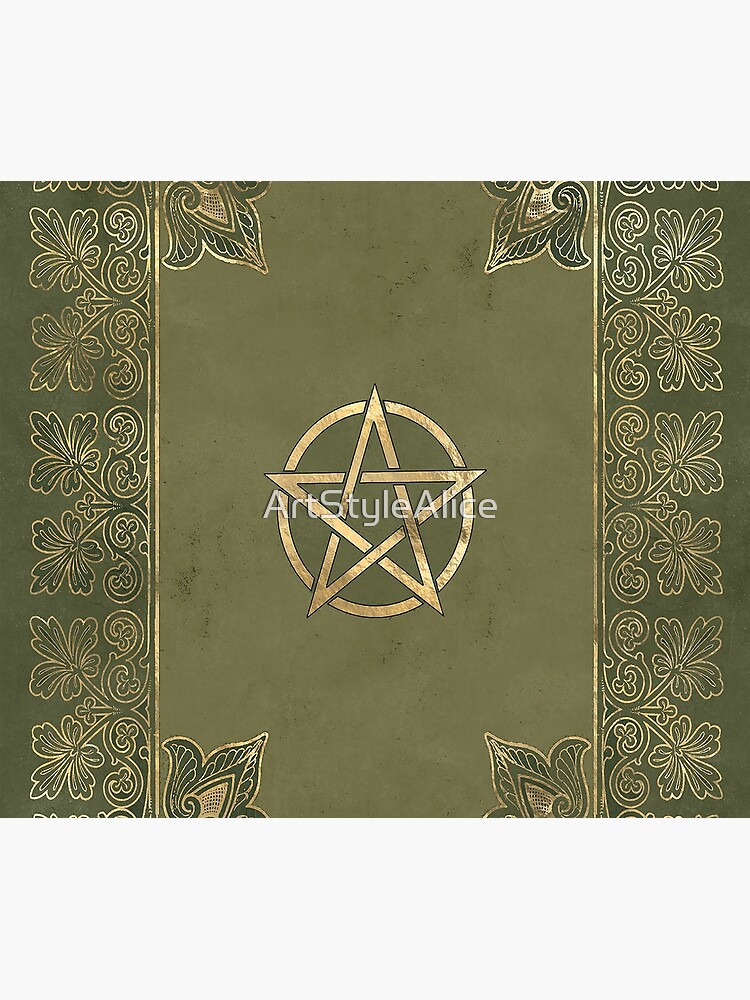Yule pentagram grimoire by ArtStyleAlice