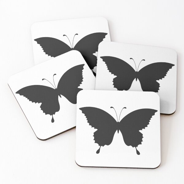 Artikelvorschau, Schmetterlings-Illustrations-Design - schwarze Silhouette (Design 1) entworfen und verkauft von HJacka.