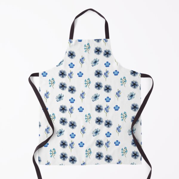 Item preview, little blue flowers designed and sold by bahicharafe.