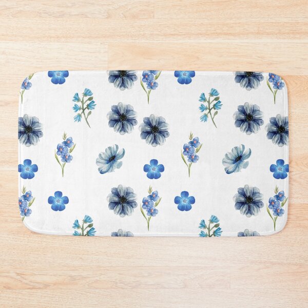 Item preview, little blue flowers designed and sold by bahicharafe.