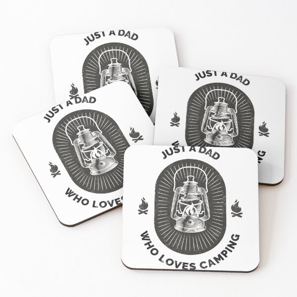 Item preview, Just A Dad Who Loves Camping designed and sold by Danielle Shafiki.