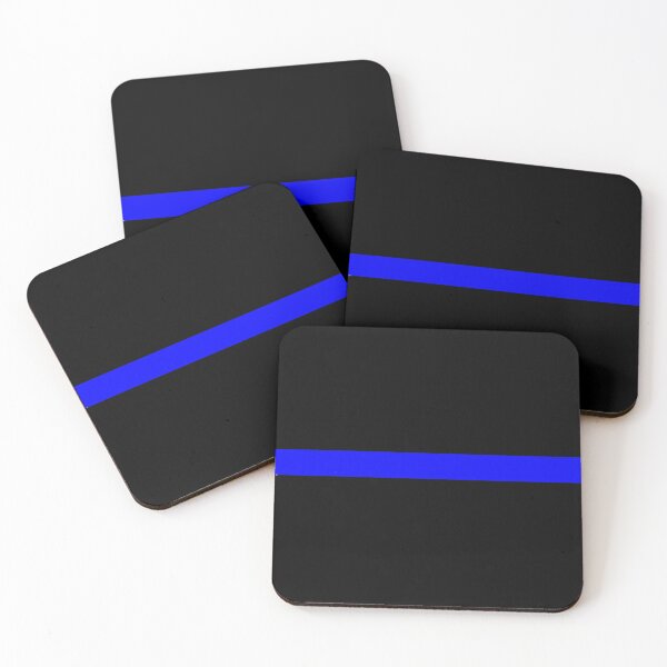 Item preview, Thin Blue Line Flag Pattern designed and sold by Popular-Gifts.