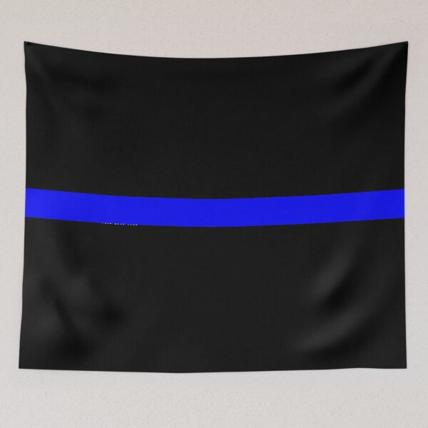 Item preview, Thin Blue Line Flag Pattern designed and sold by Popular-Gifts.