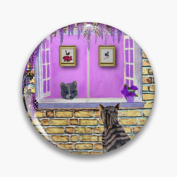 Item preview, Cats at the Window designed and sold by KC Morcom.