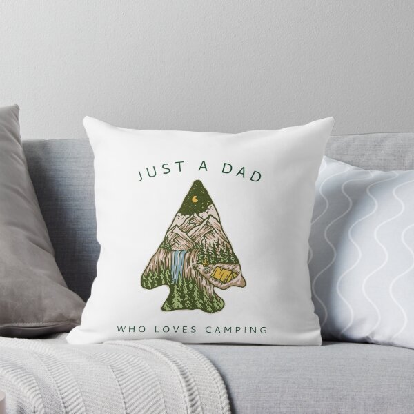 Item preview, Just A Dad Who Loves Camping designed and sold by Danielle Shafiki.