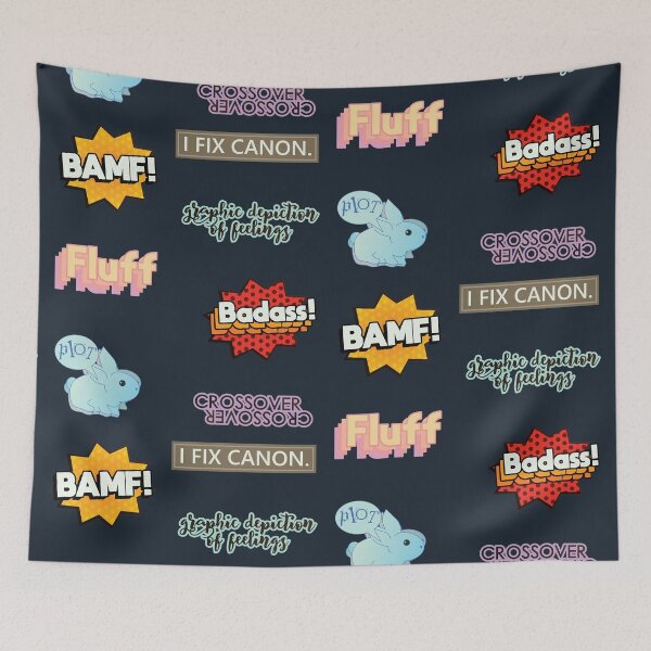 Item preview, Archive of our Own (Ao3) Popular Tags Sticker Pack designed and sold by mLoyal.