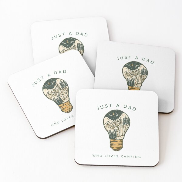 Item preview, Just A Dad Who Loves Camping designed and sold by Danielle Shafiki.