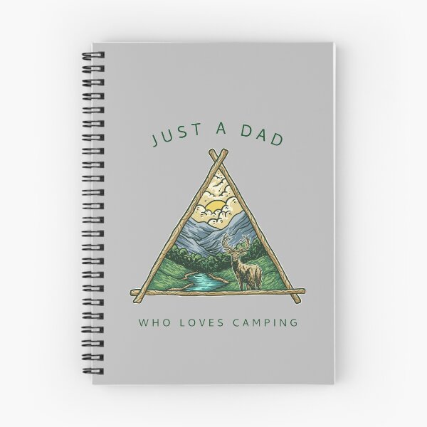 Item preview, Just A Dad Who Loves Camping designed and sold by Danielle Shafiki.