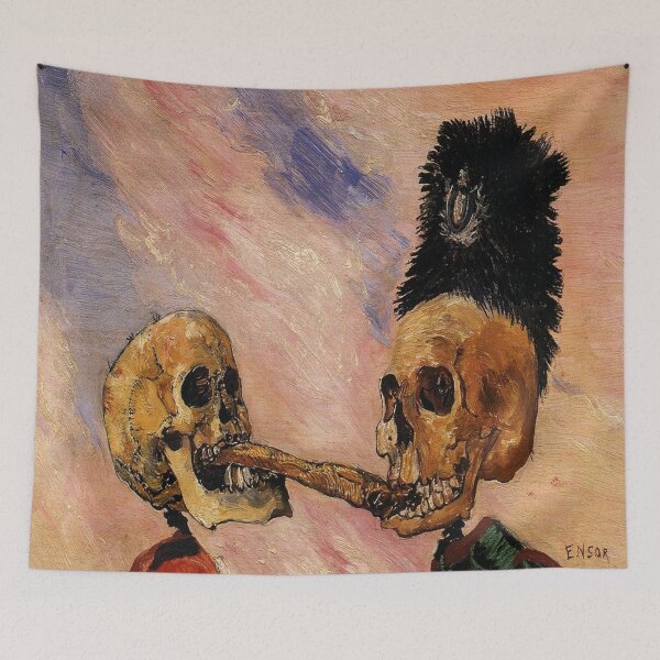 Item preview, Skeletons Fighting Over a Pickled Herring-James Ensor designed and sold by LexBauer.