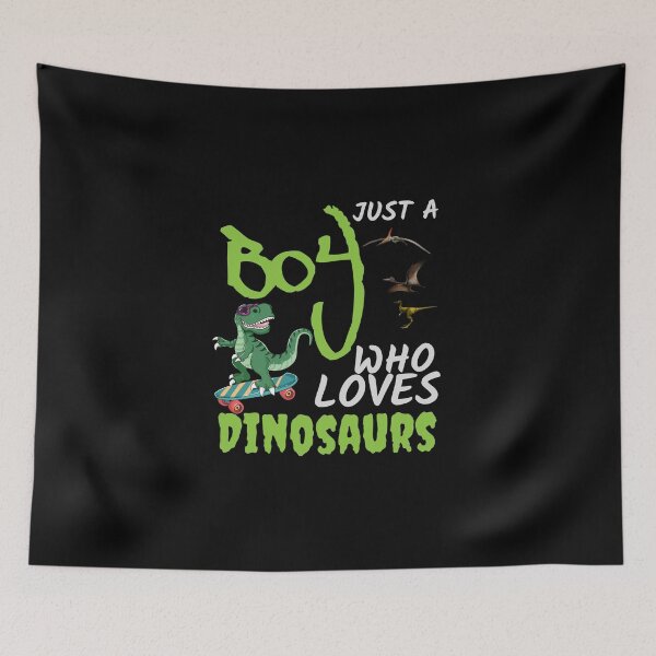 Item preview, JUST A BOY WHO LOVES DINOSAURS designed and sold by sssweetness.