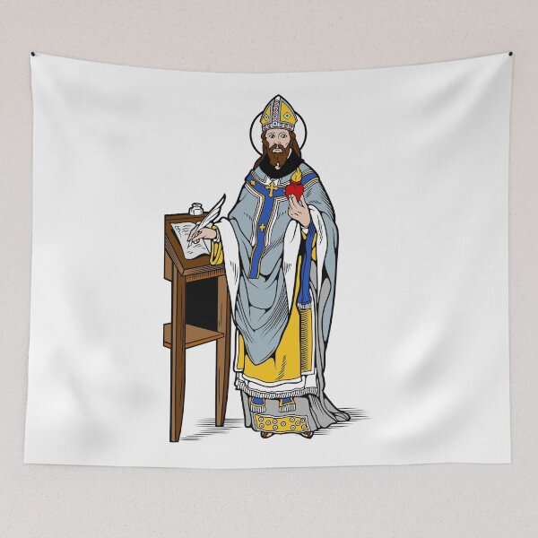Item preview, ST. AUGUSTINE- OF HIPPO designed and sold by CatholicSaints.