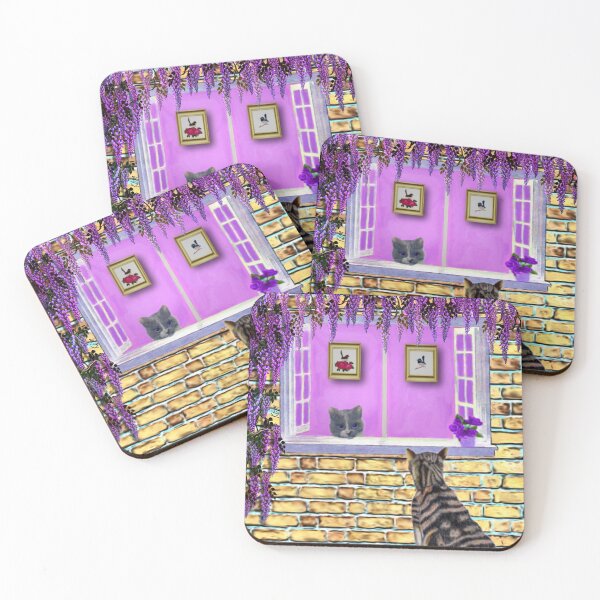 Item preview, Cats at the Window designed and sold by KC Morcom.