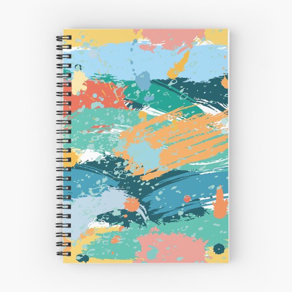 Item preview, Colorful seamless pattern with splashes and blobs designed and sold by Vasmilart.
