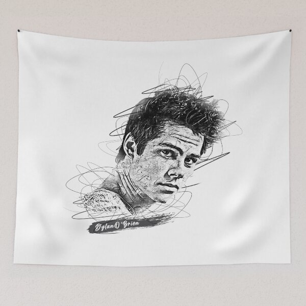 Item preview, Dylan Obrien Abstract Sketch Art, Dylan Obrien, Dylan Obrien Fan Art designed and sold by graphic-genie.