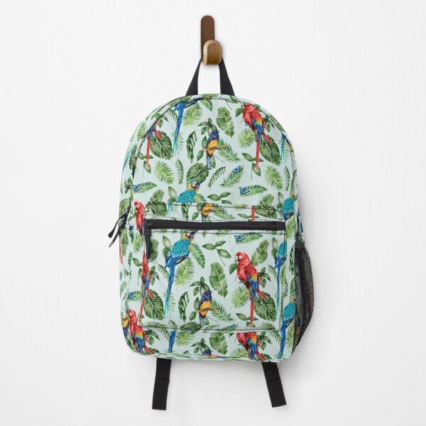 Item preview, Tropical Birds watercolor pattern designed and sold by Nessi-Artdesign.