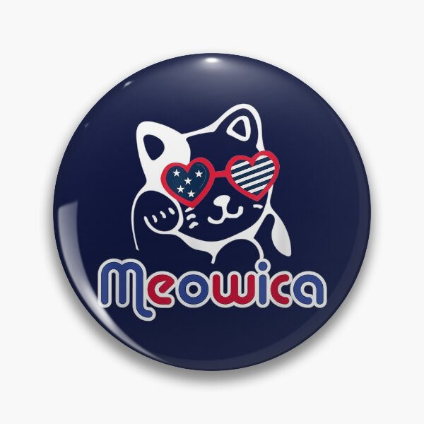 Item preview, 4th of July Meowica Cat - Patriotic American Flag designed and sold by K-icon.