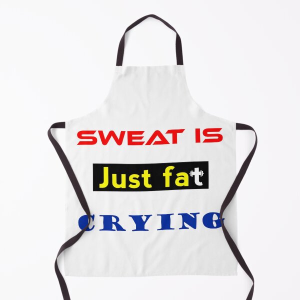 Item preview, sweat is just fat crying text effect design designed and sold by Ovrostore.