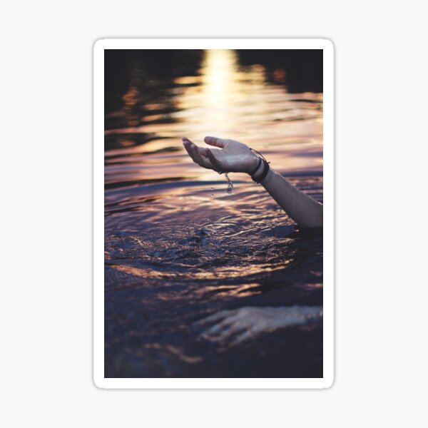 Reflected sunset Sticker