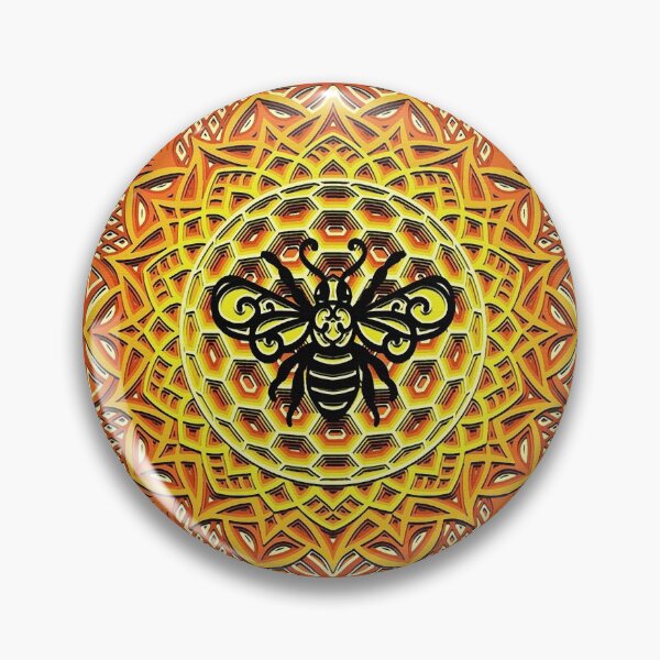 Item preview, Bee Paper Cut MultiLayer Mandala designed and sold by WaveOcean123.