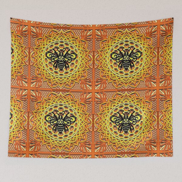 Item preview, Bee Paper Cut MultiLayer Mandala designed and sold by WaveOcean123.