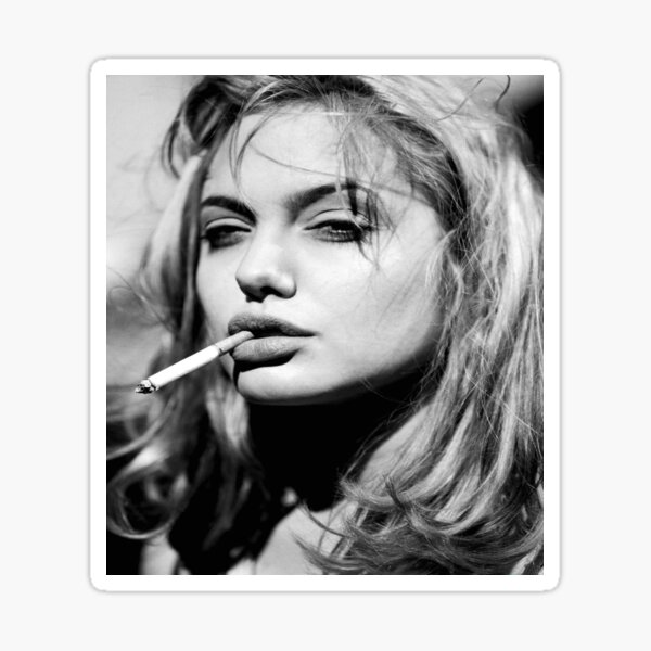 Angelina Jolie Sticker for Sale by cecilialay