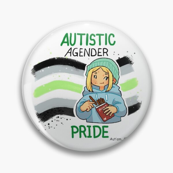 Item preview, Autistic Agender Pride designed and sold by AnoukVitte.