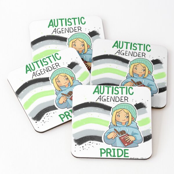 Artikelvorschau, Autistic Agender Pride entworfen und verkauft von AnoukVitte.