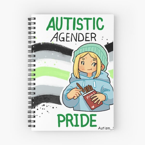 Artikelvorschau, Autistic Agender Pride entworfen und verkauft von AnoukVitte.
