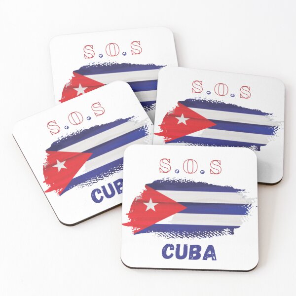 Aperçu de l'œuvre SOS CUBA FREE CUBA créée et vendue par storepublishing.